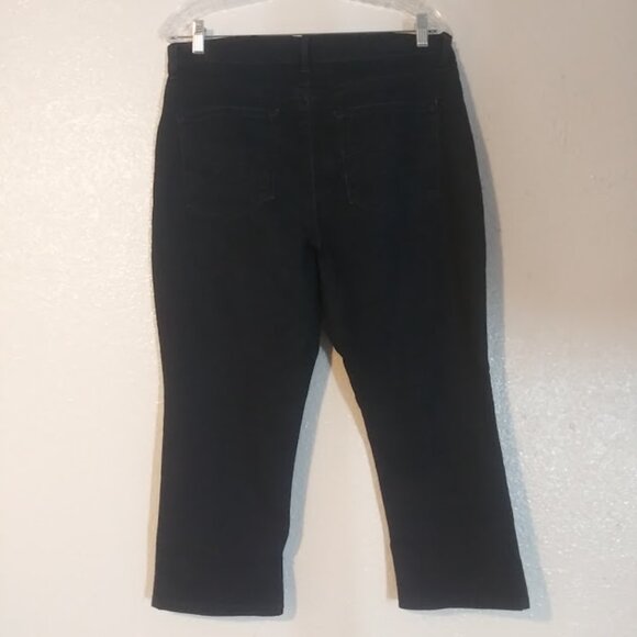 Lee Easy Fit women's size 16 medium dark blue capri - Picture 5 of 15